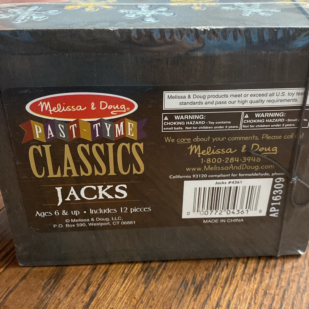 “5/$20” Melissa & Doug Classics Jacks game - Picture 3 of 3